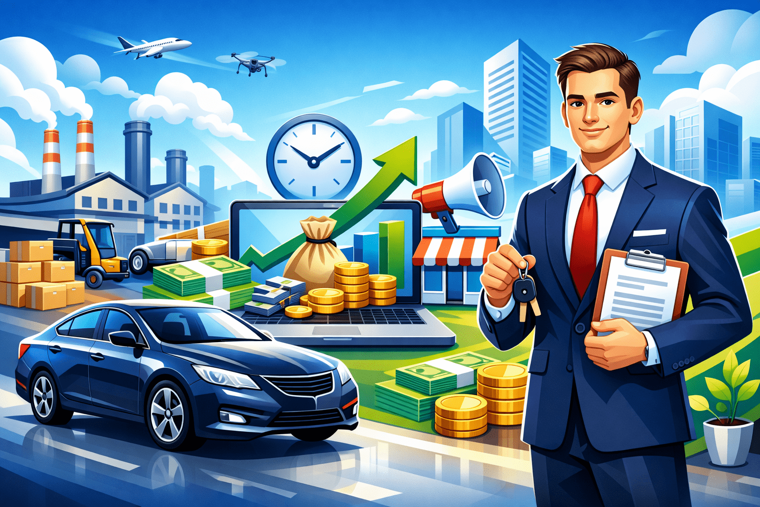 Автокөлікті кепілге қойып берілетін несие: бизнес үшін несімен тартымды?